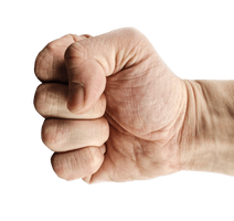 Force Punch Hand Free Clipart HD - Free PNG