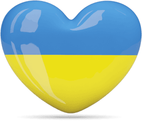 Heart Icon Illustration Of Flag Ukraine Png Blue