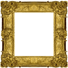 Square Gold Frame Png Picture - Png Clipart Frame Cut Out