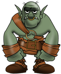 Black And White Library Orc Png Files - Orcs Clipart