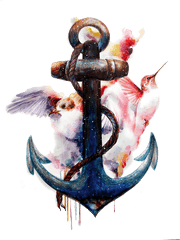 Anchor Png Image With Transparent Background Arts - Hummingbird Anchor Tattoo