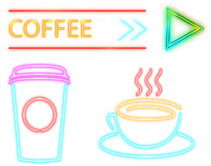 Neon Sign Coffee Cafe - Free Image On Pixabay Taza De CafÃ© Neon Png