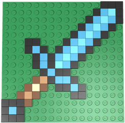 Lego Moc Png Minecraft Diamond