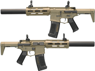 Ares Amoeba Am014 M4 14 Mre - Sd Carbine Aeg Airsoft Rifle Dark Earth Ares Amoeba Am 014 Png