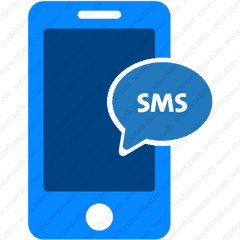 Download Mobile Sms Vector Icon Inventicons - Sms In Smart Phone Png