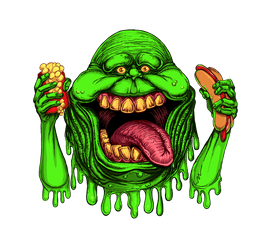 Slimer - Ghostbusters Cartoon Ghosts Slimer Png