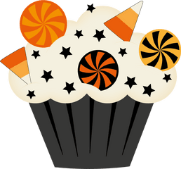 Fun - Halloween Cupcake Png