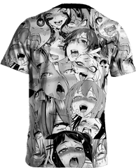 Vaporwave Aesthetic Clothing - Ahegao Hoodie Transparent Png