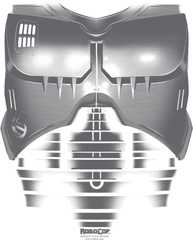 Robocop Robo Armor Mens Ringer T - Robocop Mask Png