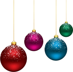 Christmas Snowy Balls Png - Christmas Ball Png Transparent