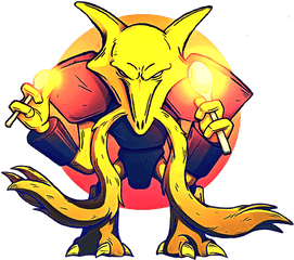 Alakazam Shower Curtain - Drawing Png