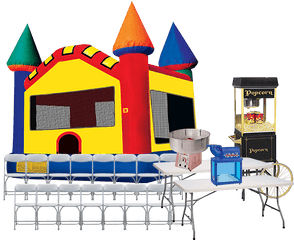 New - Bounce House Packages Rental Png