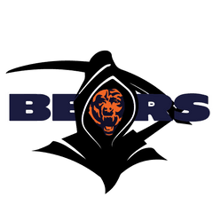 Free Chicago Bears Logo Png Download - Chicago Bears Logo Black And White