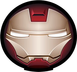 Iron Man Mark Vi 01 Icon Avatar Iconset Hopstarter - Head Iron Man Clipart Png