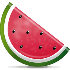 Watermelon Emoji Free Icon HQ - Free PNG