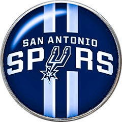 20mm San Antonio Spurs Nba Basketball - San Antonio Spurs Png