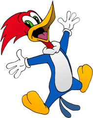 Woody Woodpecker Jumping Transparent - Woody Woodpecker Png