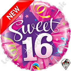 Alternative Views - 18 Inch Sweet 16 Shining Star Packaged New Year Png