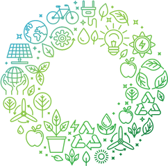 Sustainability Evolution - Logo Zero Waste Vector Png