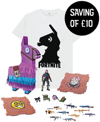 Fortnite Junior Llama Tee With - Fortnite 4 Inch Action Figures Png