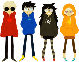 Image About Dave Strider In Homestuck - Dave Strider Jade Harley Png