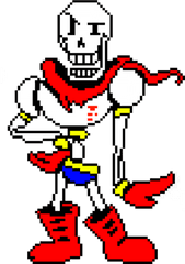 Pixel Art Undertale Papyrus Clipart - Undertale Papyrus Png