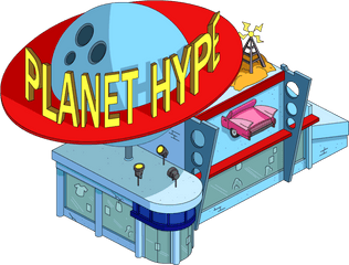 Tapped Out Planet Hype Clipart - Simpsons Tapped Out Planet Hype Png