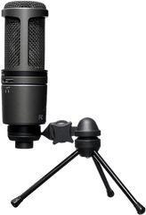 Audio - Technica At2020 Usb Microphone Transparent Png Stickpng Audio Technica At2020 Specifications