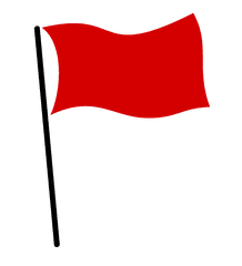 Collection Of Red Flag Clipart Free Download Best - Red Flag Png