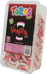 Vampire Teeth - Strawberry U2022 Toros Gummy Jelly Stick Candy Png