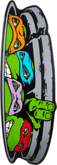 Teenage Mutant Ninja Turtles - Santa Cruz Ninja Turtles Png