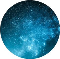 Night Stars Srar Blue Galaxy Galexy Skyfallhaven Sky - Circle Png