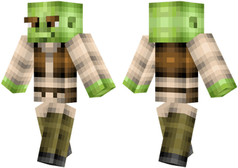 Shrek Minecraft Skins - Minecraft Skin Arab Shrek Png