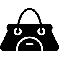 Handbag Vector Black Download HQ - Free PNG