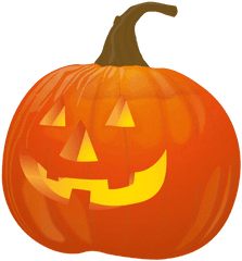 Pumkin Face Cartoon 5 - Calabaza Dibujo Png