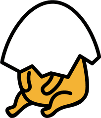 Gudetama - Gudetama Egg Shell Png