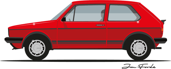 Download Car Side View Png Clipart - Golf Gti Mk1 Png