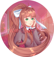 Download Hd Monika Just Doki - Doki Doki Literature Png