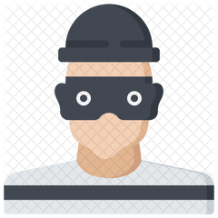 Robber Icon - Cartoon Png