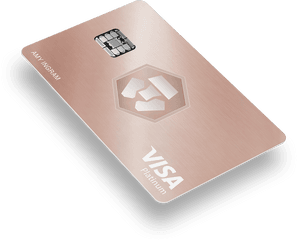 Mco Visa Card - Rose Gold Mco Card Png