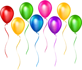 Balloons Transparent Clip Art Image - Gif Balloons Free Download Png