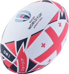 Rugby World Cup 2019 Georgia Ball - Japan Flag Rugby World Cup Png