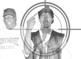 2pac Transparent Biggie Picture - Nas Tupac Biggie Smalls Png