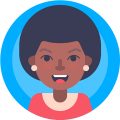 Afro Female Person Woman Free Icon Of Xmas Giveaway - Clip Art Png