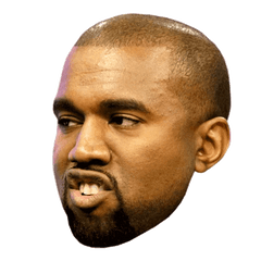 Let Em Eat Fam - Transparent Kanye West Head Png