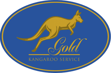 Gold Kangaroo Service Logo Png Transparent U0026 Svg Vector - Kangaroo