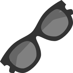 Sunglasses Icon - Flat Sunglasses Icon Png