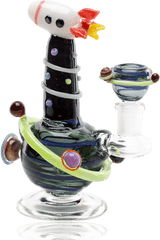 Rocket Ship Mini Rig Bong By Empire Glassworks - Ismokefresh Rocket Ship Bong Png