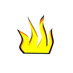 Hot Vector Fire Animation Transparent - Fire Gif Clipart Png