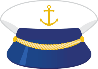 Nautical Clipart Hat - Sea Captain Hat Clipart Png